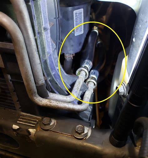 transmission cooler line leak symptoms|Transmission Cooler Lines Leaking At Radiator